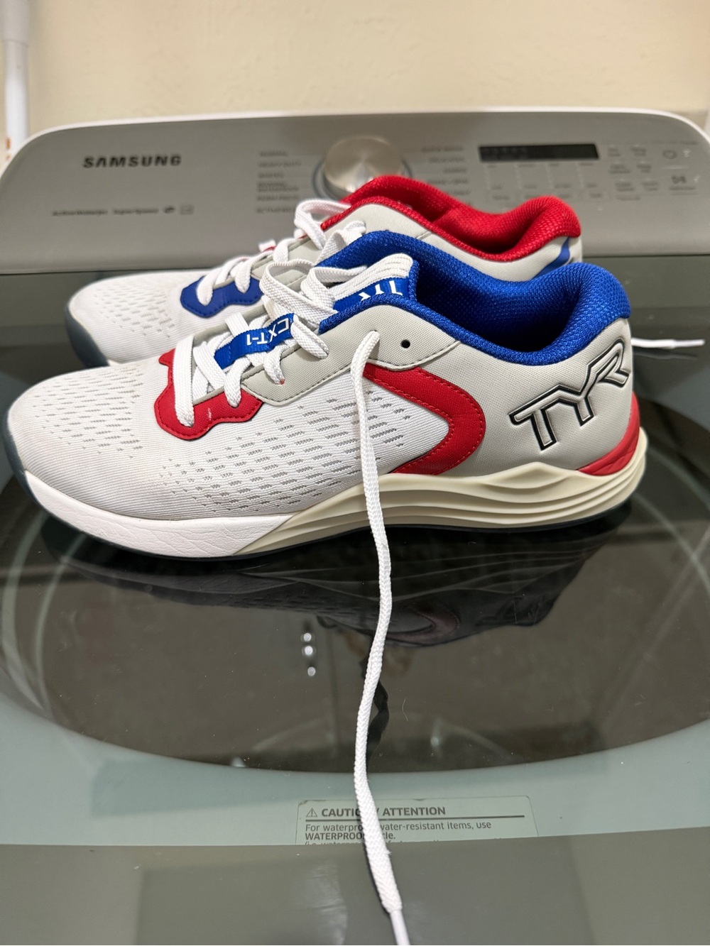 TYR Trainers in Red, White & Blue